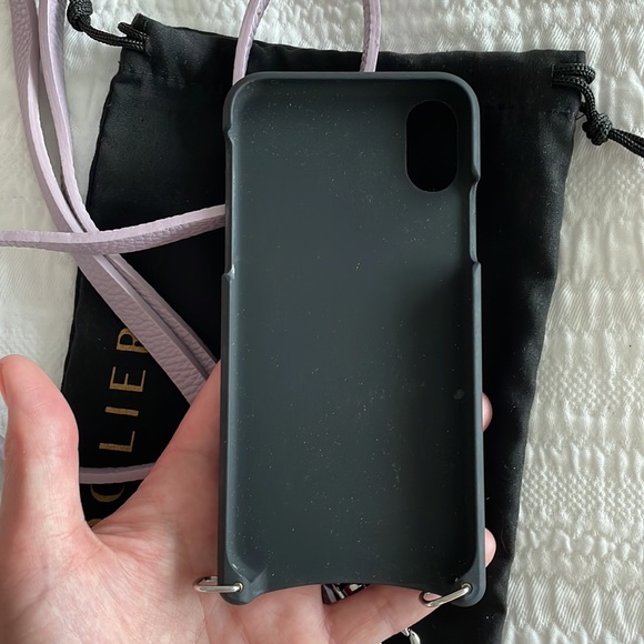 BANDOLIER IPHONE 10 Case and crossbody strap in lavender - Picture 2 of 5